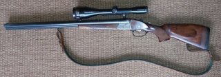 Krieghoff Drilling mit langem Einstecklauf