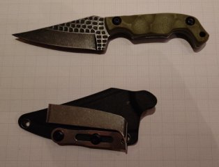 Neu: Custom Messer, (Jagd, eher SV und Security) USA Messe 2026, Kydex Holster und guter Gürtelclipp