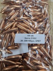 .308/155 grs #2155# Sierra Match HPBT Geschosse 100 stk