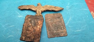 Bodenfund Pfingsten Berlin 1926 Plaketten Abzeichen 2 WK