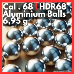 20x HDR68 | TR68 | HDX68 CaI 68 Aluminiumkugeln Alu Balls BBs Passgenau Qualität