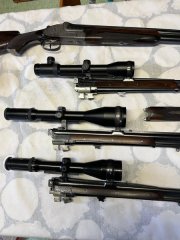 Bockdoppelflinte inkl. 3 Wechselläufen