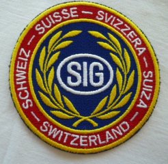SIG Neuhausen, gesticktes Emblem, wie Neu