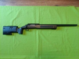 Sniper Combat Zone PR1 Airsoft 0,5 Joule, 6 mm, schwarz, Federdruck