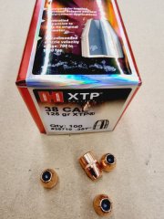 .38/.357/125grs Hornady HP/XTP Geschosse No.35710 100 stk. # SSZ Berka