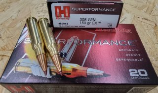 .308/150 CX Bleifrei Hornady Superformance 20 stk. No. 80944 #