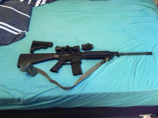 Colt M4 Knicklauf-Luftgewehr 4,5 mm MIT Ziefernrohr