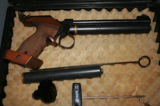 Walther CP1 Matchpistole CO2 Mit Zubehör vom Erstbesitzer