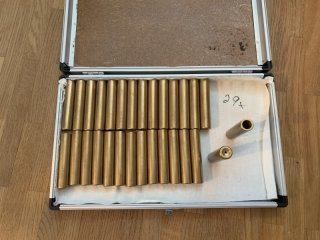Vorderlader Sharps Messing Ladehülsen Cal.45