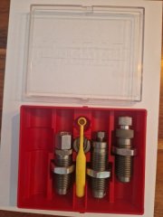 LEE MATRITZEN 3-DIE CARBIDE SET . S&W RUSSIAN