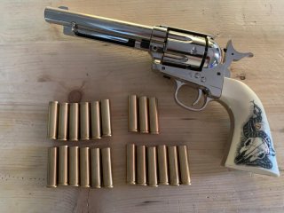 SAA Revolver cal. 0.43 Nickel Finish CUSTOM