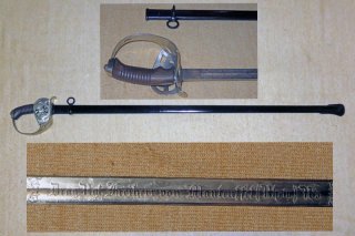 Kavallerie Degen KD 89 Dragoner Regiment Freiherr von Manteuffel Nr. 5