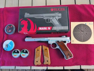 Luftpistole Ruger Mark lV ,4,5 mm Diabolo