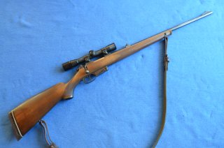 SCHÖNE REPETIERBÜCHSE KRICO STUTTGART .22 HORNET MIT ZF