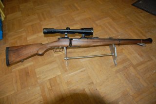 Rep. Büchse Stutzen Steyr Mannlicher Kal 8x56 M.Schönauer + ZF Hensolt 6x42 Abs 1 auf Dreipunktmont