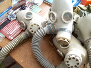 Gasmasken für Kinder