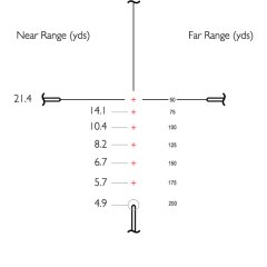 HAWKE Zielfernrohr Vantage 4-12x50 RIMFIRE .22 (Subsonic) LeuchtAbsehen Haltelinien - 1Zoll(25,4mm)