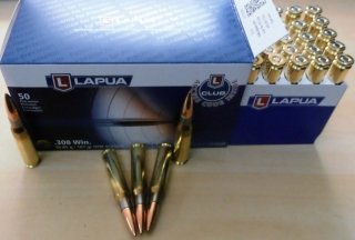 Munition LAPUA 308win Scenar 167gr