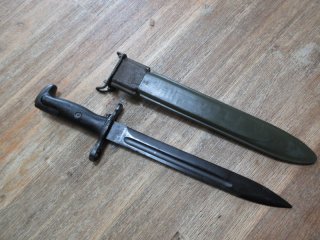 Original US Army Garand M1 Bajonett M7 Scheide M8A1
