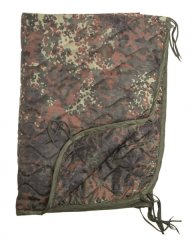 Poncho Liner – Steppdecke – Flecktarn / Punkttarn - 210x150cm + Packsack