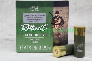 Rottweil Game Edition JAGD 12/70 3,5mm 25Stück 2431638