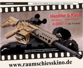 HECKLER & KOCH MR 308 A3 - SPECIAL EDITION - HK G28 PATROUILLE DESIGN & TECHNIK - RAL 8000 -