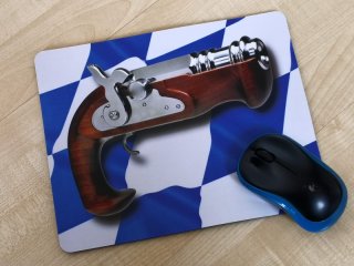 Böller - Mousepad Bayern