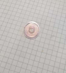 2,6 ANSCHÜTZ Transparent Lochkorn, rosa, M18, Gr. 2,6