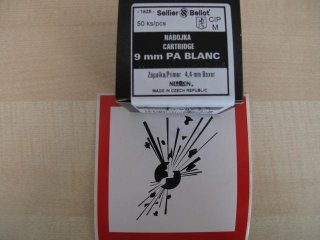 S&B . Schreckschuss / Knall Patronen