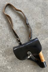 BW SigPi Tasche Leder ähnl. Wehrmacht Kal. 4 / Kal.26,5mm Bundeswehr