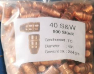 40S&W .401 224grs KS CU 500Stk