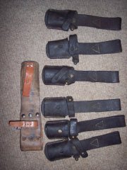 Konvolut Koppelschuhe M96 K98 Springfield Arisaka Enfield Rhubin Walther Mauser) Dachbodenfund