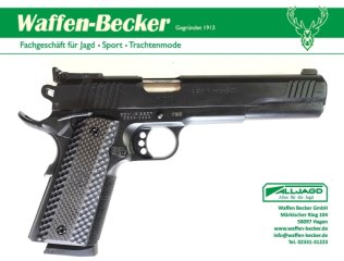 Pistole Schmeisser Hugo 1911 Kal. .45ACP 6", black -NEUWARE-
