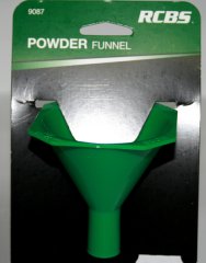 RCBS 9087 Powder Funnel | Pulverfülltrichter mit großem Auslauf | für Kaliber .22 - .45