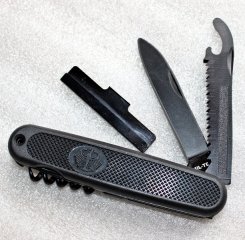 BUNDESWEHR TASCHENMESSER BLACK - NEU!