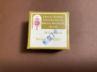 25 Stück 9mmLargo 9x23 Munition