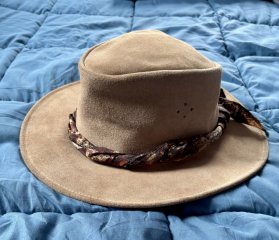 +++++SAFARI Hut echt Leder Australien mit typischen Safari Hutband +++++
