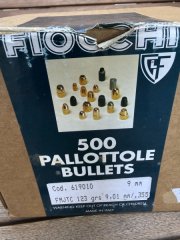 Fiocchi Geschosse Bullets FMJTC 123grain 9mm Luger