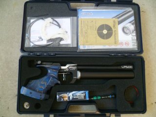 Matchluftpistole Walther LP 500 M Blue Angel