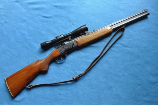 BOCKBÜCHSFLINTE BRÜNNER ZH304 7x57R 12/70 MIT ZF ZEISS