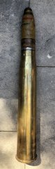 Englische 57mm 6-Pfünder-Granate Schnittmodell WK2 DEKO