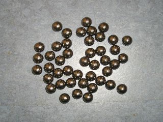 100 Blei - Rundkugeln .435 ( 11,05 mm )