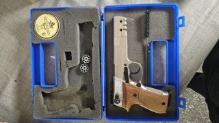 Co2 Pistole Umarex Walther CP88 Competition mit Alu Picatinny Schiene Generalüberholt