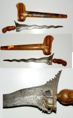 Keris, bzw. Kris, Südasien
