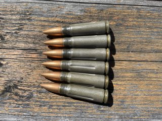 6 Exerzierpatronen 7,62x39 Kalaschnikow