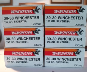Munition 30-30 Winchester Silvertip 150 grs.
