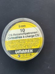 Alte Umarex Spezial CS Patronen, Cal.9mm RK