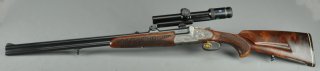 Drilling Scheiring Ferlach "Triumpfbock" Kal. .308Win; 20/76; 5,6x50 Mag. incl. Zeiss ZF