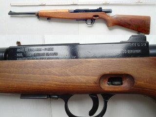 Halbautom. Landmann-Preetz Selbbstladebüchse im Kal. .22 Win Mag.