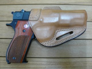 Lederholster Bianchi Nr. 4 für CZ 75 9mm Luger oder FN HP und S6W Mod. 41